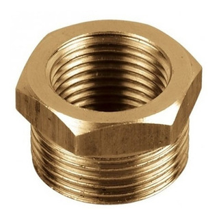 Buje Reduccion Bronce Agua 3/4 X 1/2