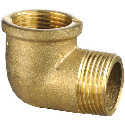 Codo Reduccion Bronce Agua 1 X 3/4