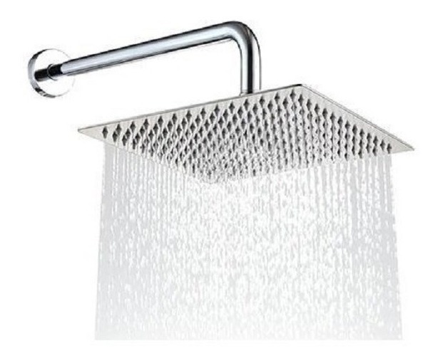 Lluvia Tossal Cuadrada 20cm Acero