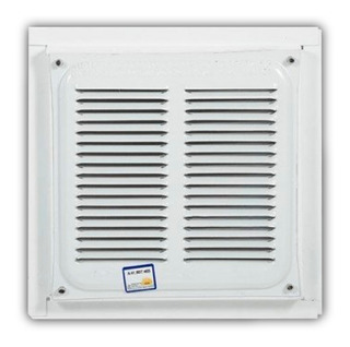Reja Ventilacion Con Marco Para Vidrio 15x15