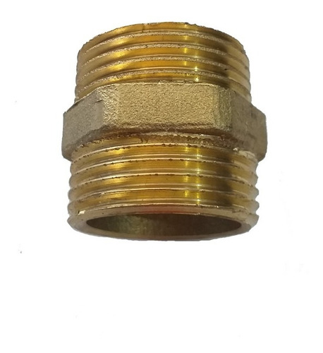 Rosca Con Tuerca Bronce Agua 11/4