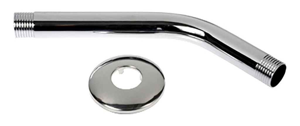 Brazo De Lluvia Tossal 1/2 X 16cm A 45° R/Gruesa C/Roseta Ac