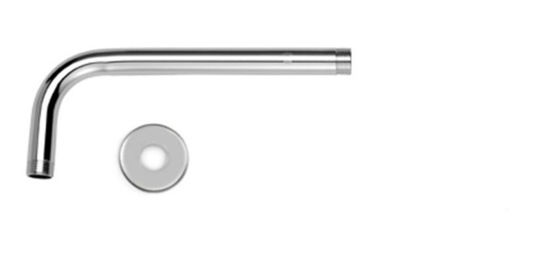 Brazo De Lluvia Tossal 1/2 X 40cm A 45° C/Roseta Acero