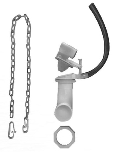 Descarga Codo Flaper C/Vaso VF053 FERRUM