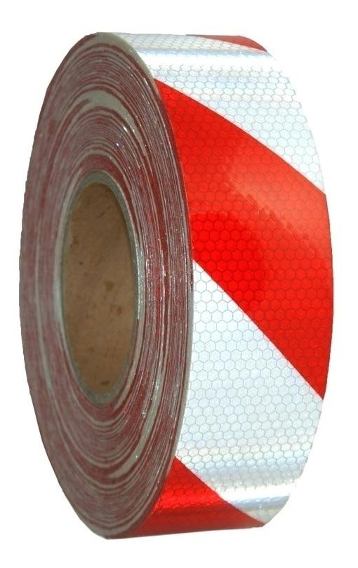 Cinta Reflectiva Internacional Roj/Bco 983-32 5cm  $Xmetro