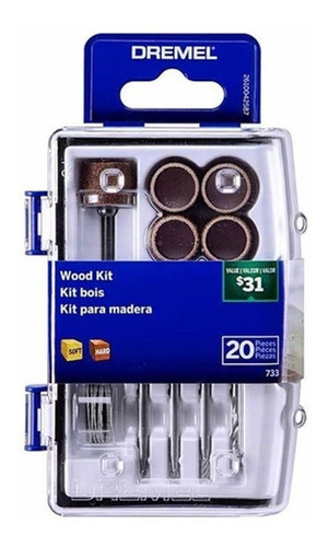 Kit Para Tallado 20 Piezas DR 733 Dremel