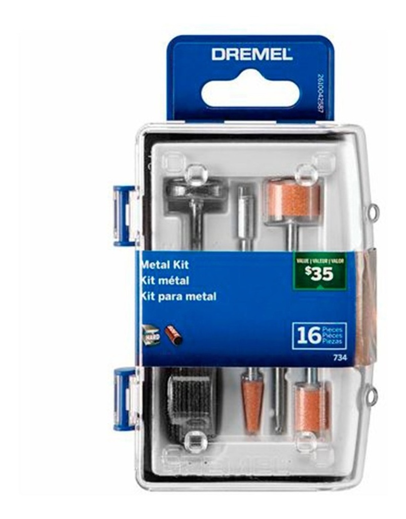 Kit Para Tallado 16 Piezas DR 734 Dremel