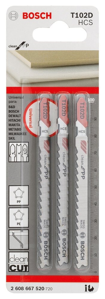 Hojas De Calar Plastico  T102D $ X C/U (Blistx3)