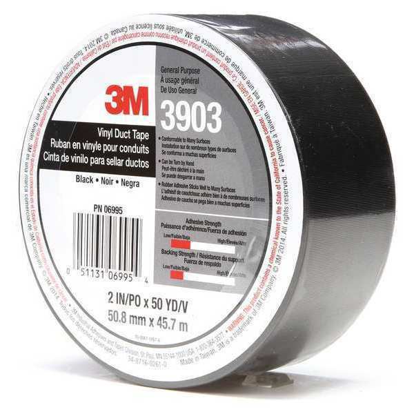 Duct Tape 3903 48Mm X 9Mt Negro