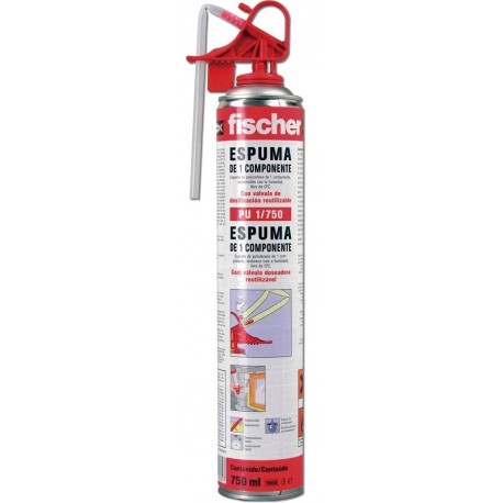 Espuma De Poliuretano 750ml Fischer