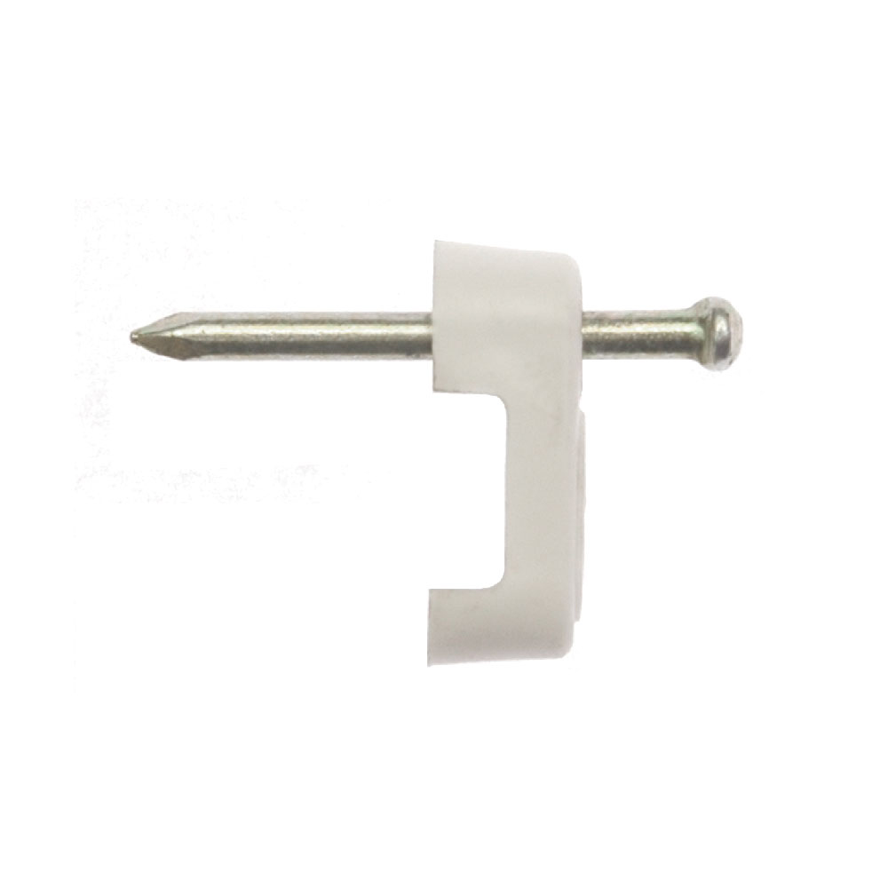 Grampa Sujeta Cable Ma 5 Blanco