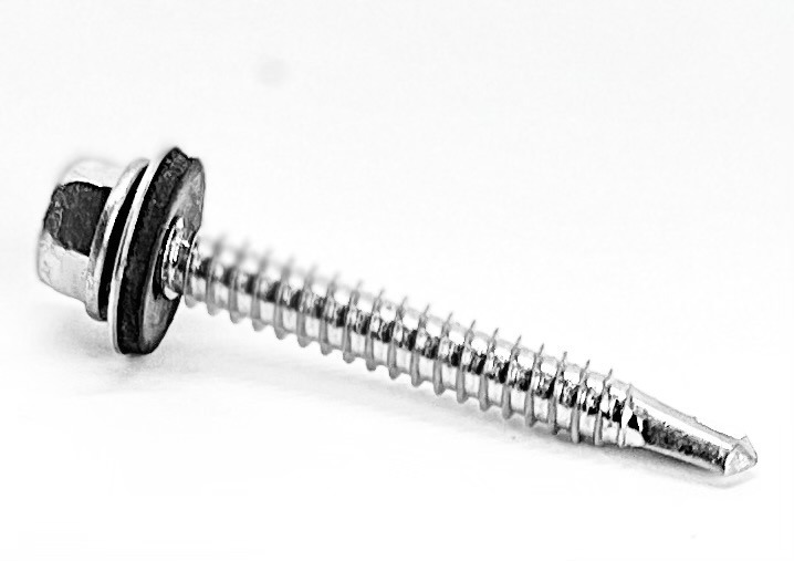 Tornillo Autoperforante T1 14x2 1/2 C/arandela Vulc