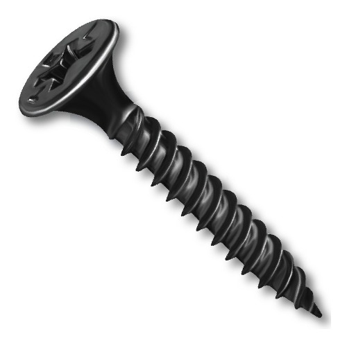 Tornillo Madera Tel. 6x5/8 20x16 Negro X 1000 Unid