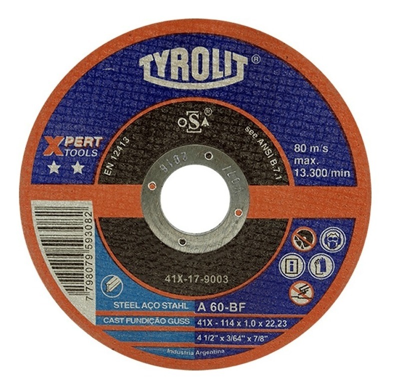 Disco Tyrolit Xpert 114X1