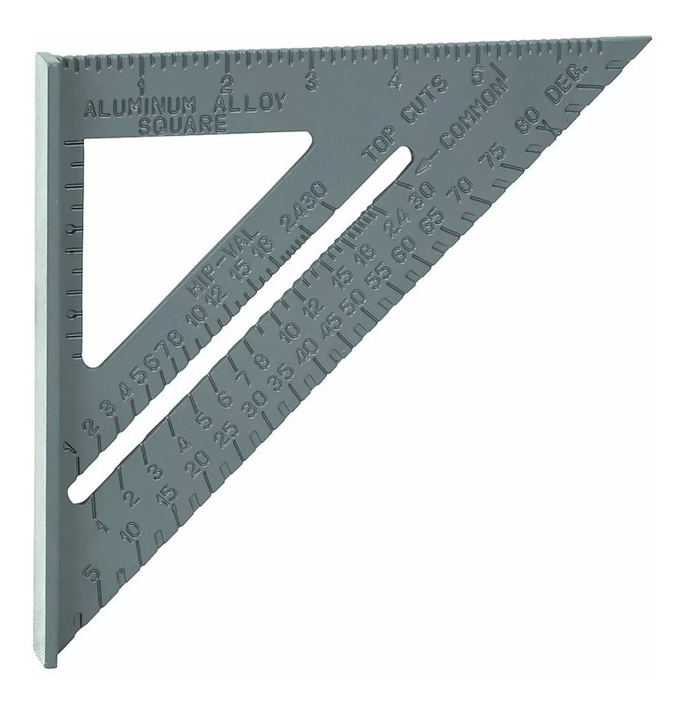 Escuadra Triangular Marron Osc