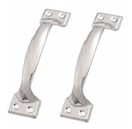 Manija Puente 4" Hierro Niquelado