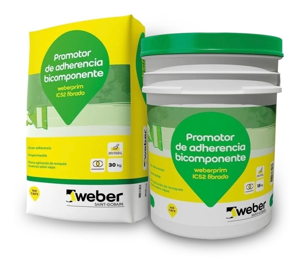Weberprim IC-52 Fibrado Liquido Balde 18kg (Usar + Solido)
