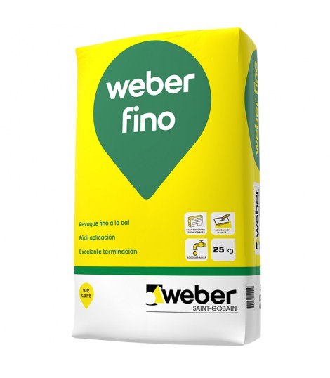 Revoque fino a la cal p/Interior X 25 Kg