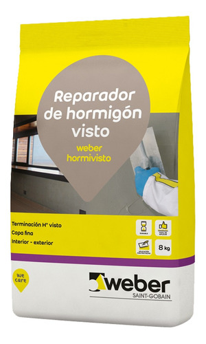 Hormivisto Reparador De Hormigon Vista X 10kg Weber