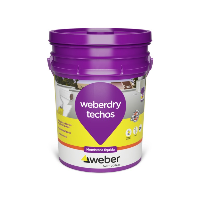 WeberDry Techos L Membrana Liq Imperm VErde X 10 Kg