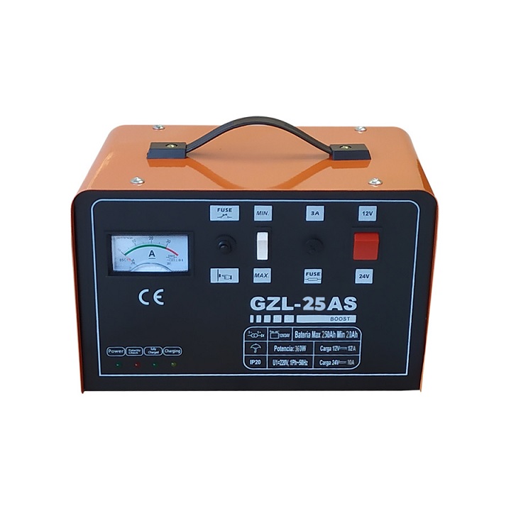 Cargador De Baterias 25 AMP Con Auto Stop