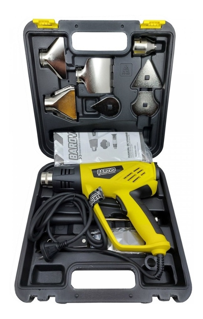 Pistola De Calor 2000W C/Maletin Y Accesorios