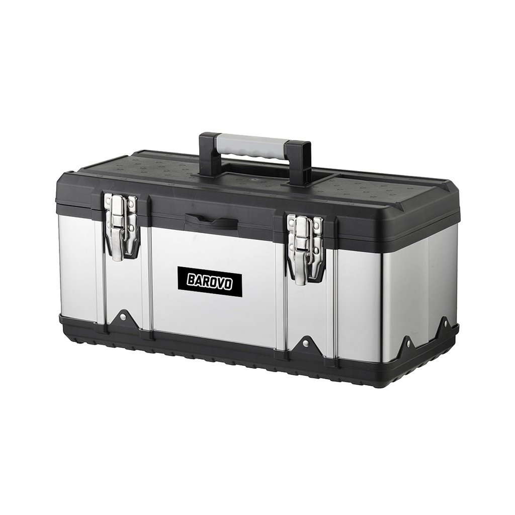 Caja De Herramientas De 19"  Ac Inox + PPP 47.5x24x22cm