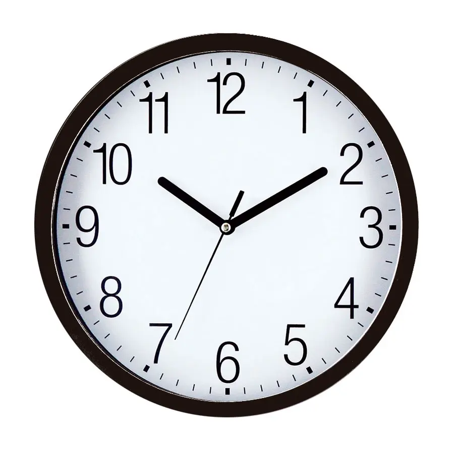 Reloj Ø25 Cm  Marco Negro