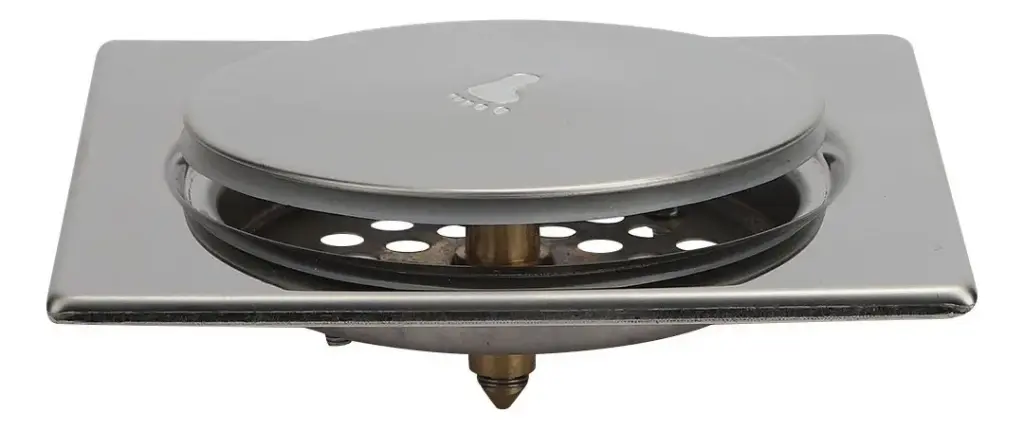 Rejilla tapa click clack para desagüe 15 cm × 15 cm Ac Inox