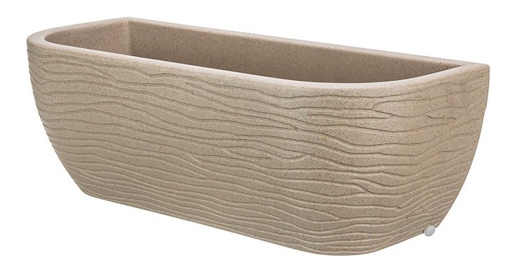 Maceta De Pared Grafito 46x17cm Florencia