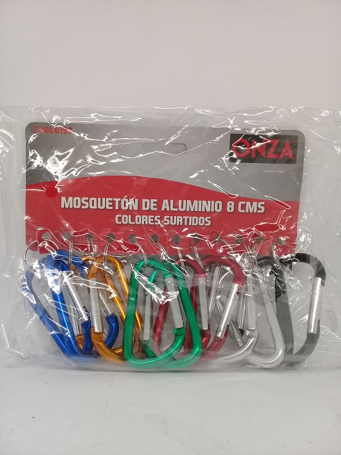 Mosquetón 8com Alum. ($ x Unid.)