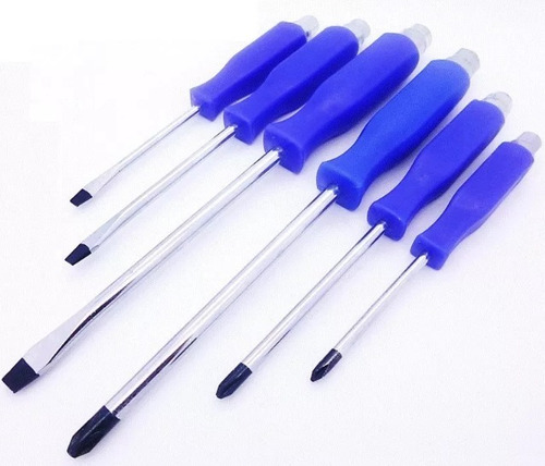 Destornillador Profes. 6piez. Mango Anatomico