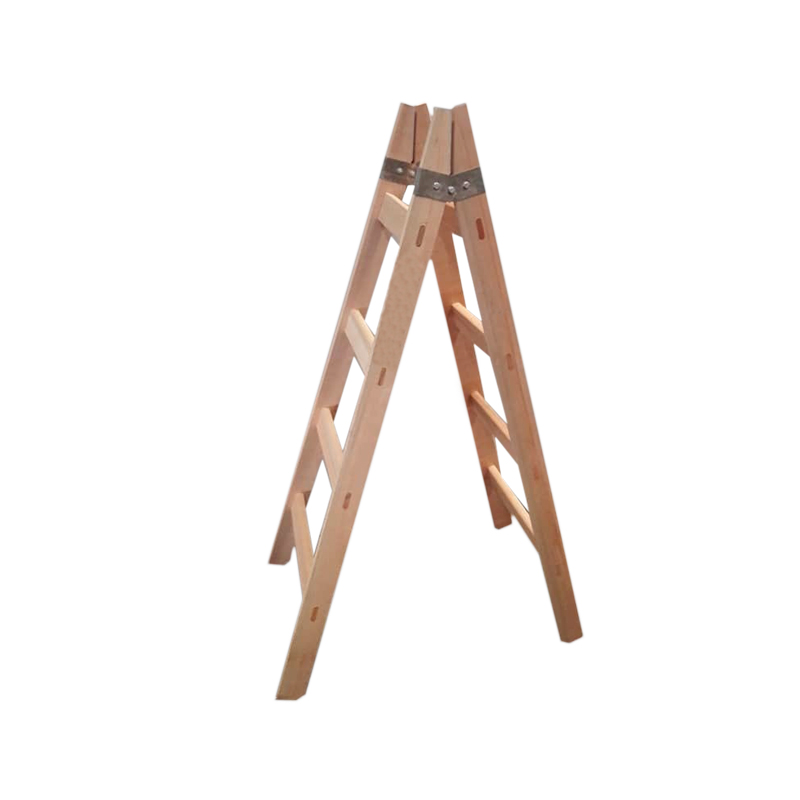 Escalera Madera Familliar Doble 4Esc
