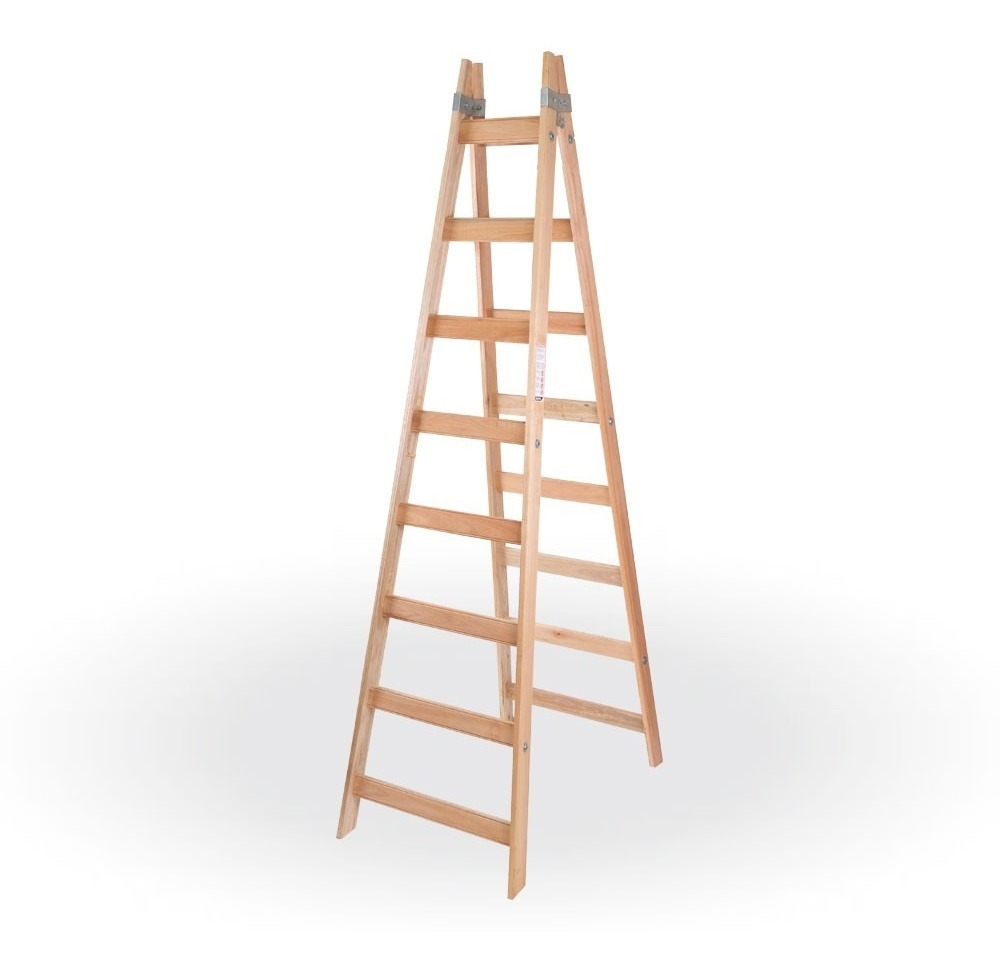 Escalera Madera Pintor 7 Esc