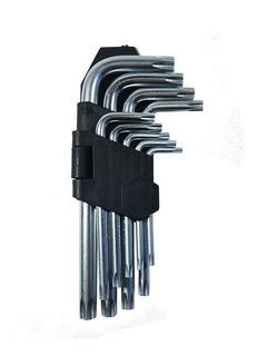 Llaves Torx  Juego 9pzas EVOL1484