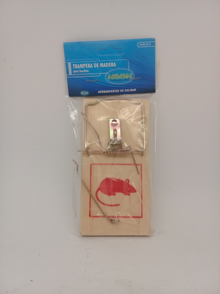 Trampera De Madera Para Lauchas