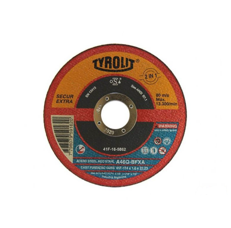 Eco - Basic Disco Centro Plano Fino 114x1.0x22.23