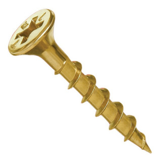 Tornillo Tel Fix Dorado 8x1 3/8 (4,5x35)