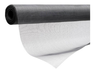Tejido Mosquitero Pvc 1.2 X 25 Mts. Gris