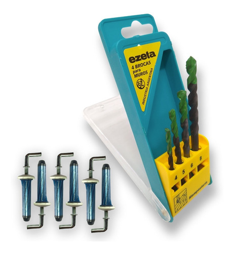 Set 4 Mecha Muro Ez 4-5-6-8 Cp Ezeta