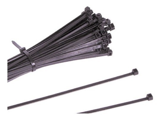 Precintos X 100U 7.2 X 400 Mm Negro C/U