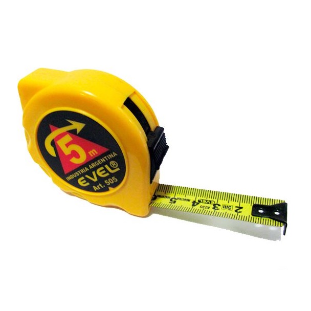 Cinta Metrica Evel Retroblock 5M  (505)