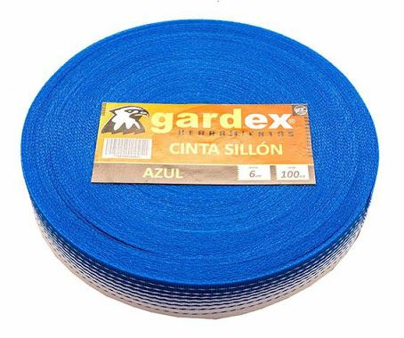 Cinta Sillon Gardex Hilo Plano Azul