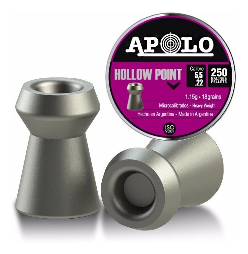 Balines Apolo Hallow 5.5 X 250 Un