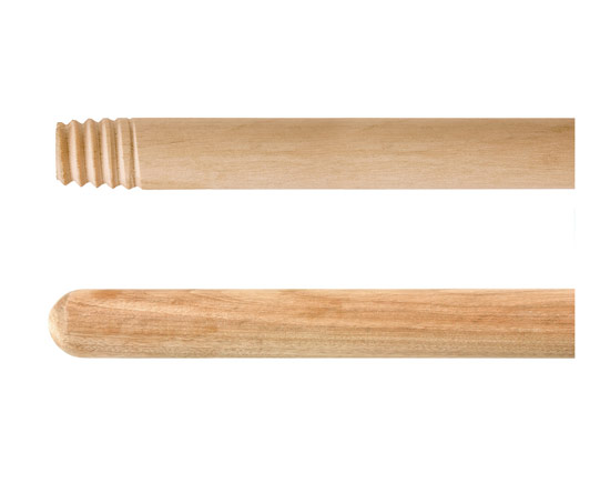 Cabo Madera Escoba Con Rosca