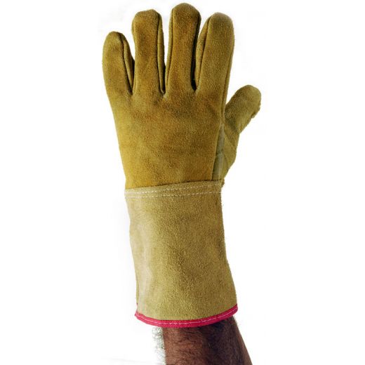 Guante Descarne P/Largo Amarillo