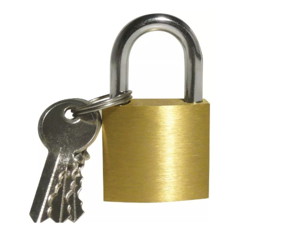 Candado Bronce 30mm Doble Traba