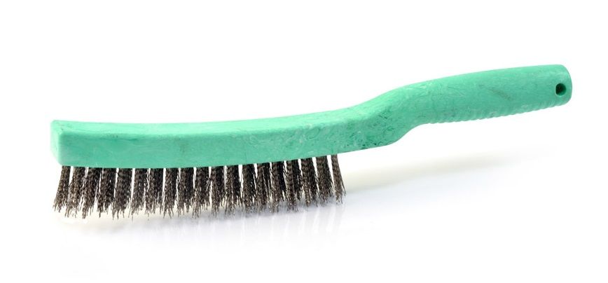 Cepillo Acero 4x19 C/Mango 4 Hileras