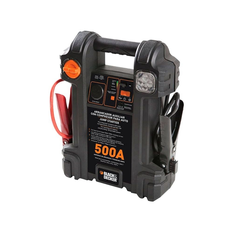 Inflador Y Arrancador Black Y Decker 500a JS500cc **