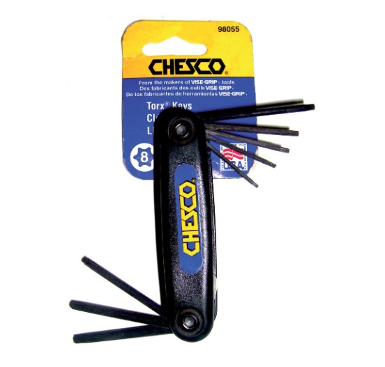 Jgo.5 Llaves Hexag. "T"  Chesco 2,5Mma 6Mm (82337)